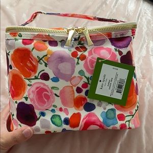 brand new kate spade floral lunch tote